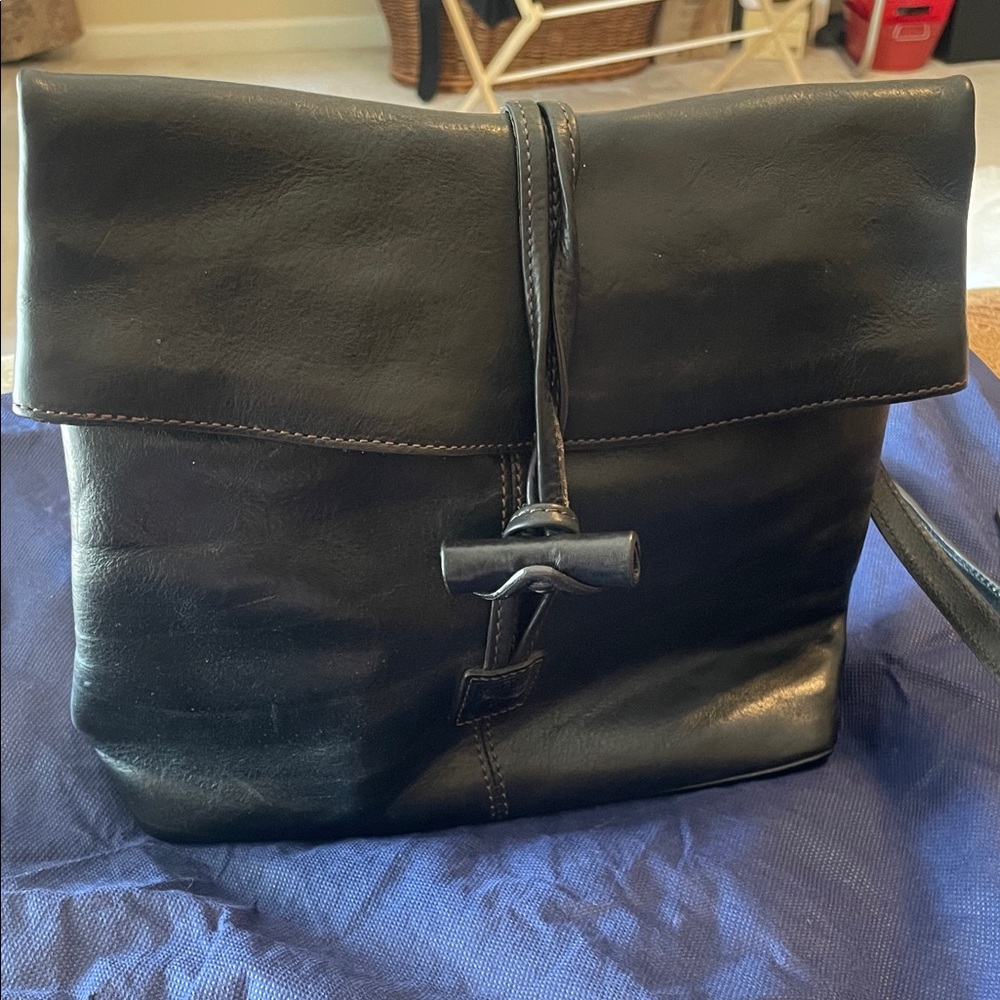 Black Leather crossbody Dooney & Bourke Bag